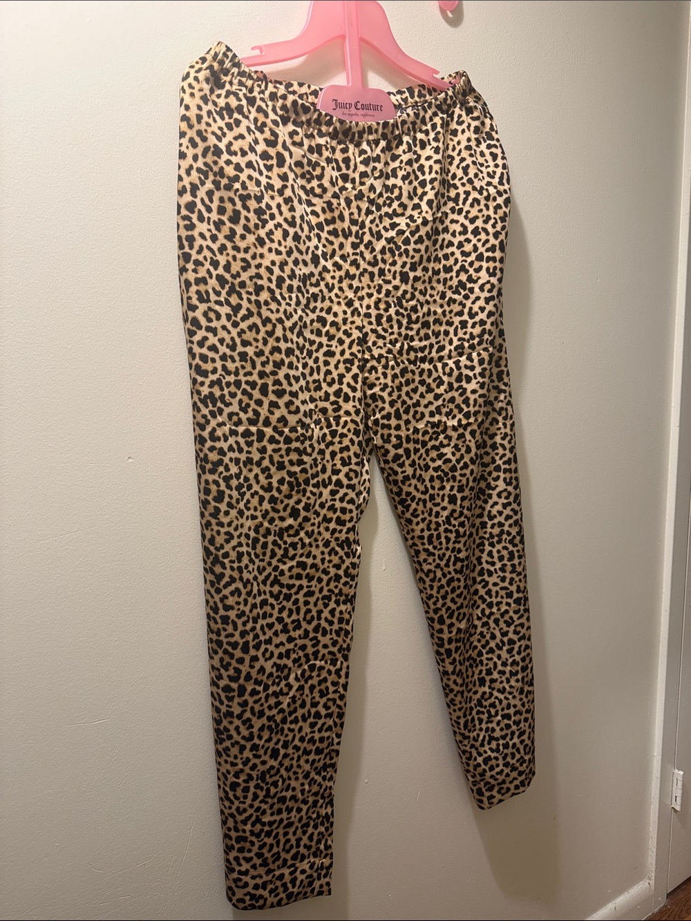 ANewDay Leopard Print pants- Tan & Black